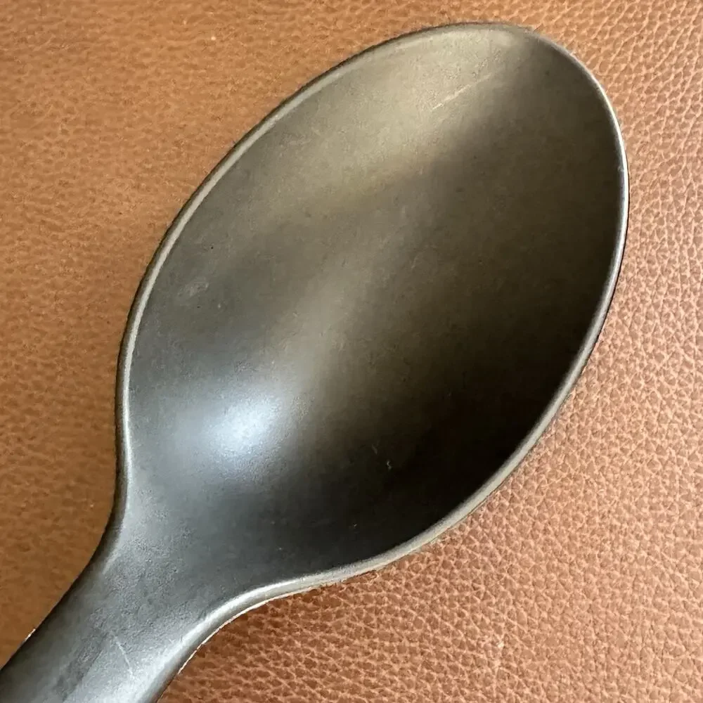 Comfort Grip Black Nylon Solid Serving Spoon Heat Resistant To 450 Degrees